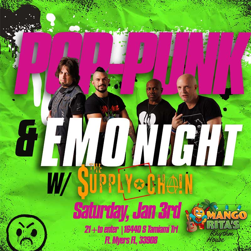 The Supply Chain – The Ultimate Pop-Punk and Emo Tribute.