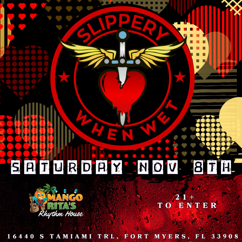 SLIPPERY WHEN WET - THE ULTIMATE BON JOVI TRIBUTE BAND at Mango Rita's Rhythm House