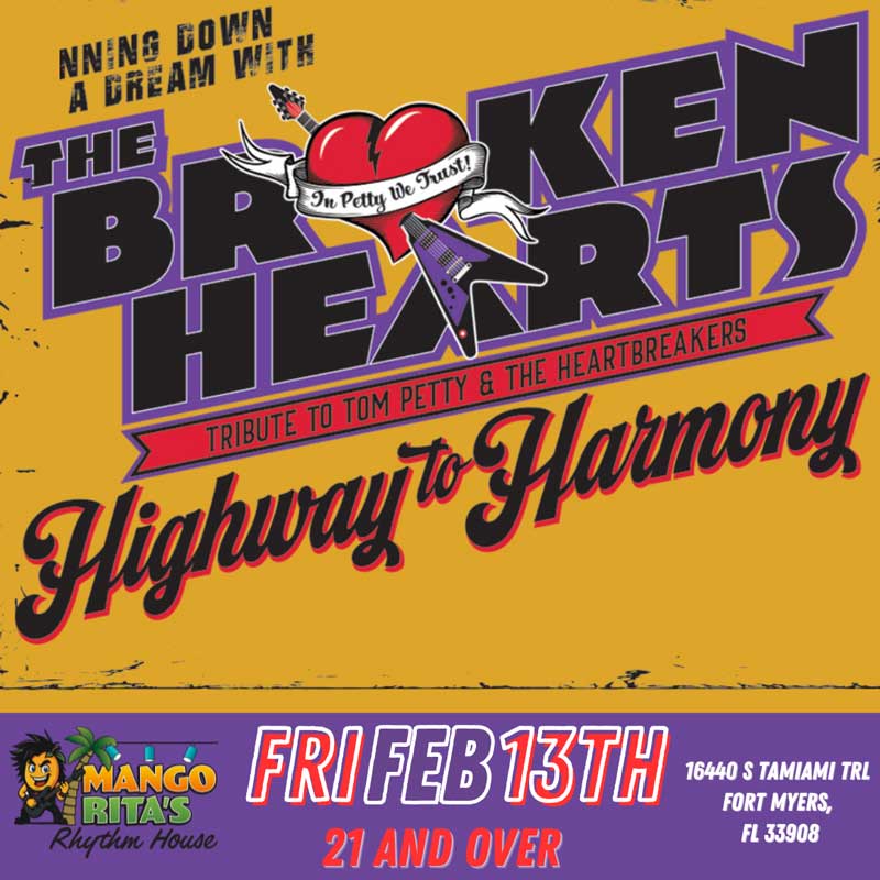 The Broken Hearts – A National Touring Tribute to Tom Petty & The Heartbreakers